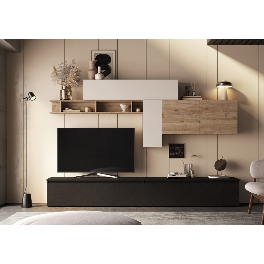 Infinity 2.0 Kadiz/Cashmere/Lava TV Meubel Set 61 Infinity 2.0 Kadiz/Cashmere/Lava TV Meubel Set 61