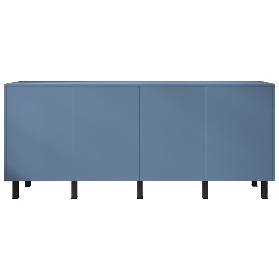 Turin Ayaya 203 cm Dressoir Rookblauw Turin Ayaya 203 cm Dressoir Rookblauw