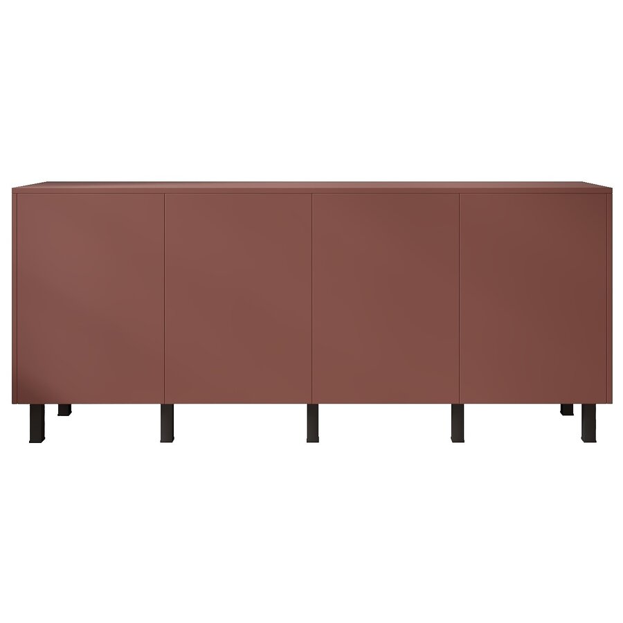 Pastell Ayaya 203 cm Dressoir Oxydrood Pastell Ayaya 203 cm Dressoir Oxydrood
