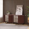 Pastell Ayaya 203 cm Dressoir Oxydrood Pastell Ayaya 203 cm Dressoir Oxydrood