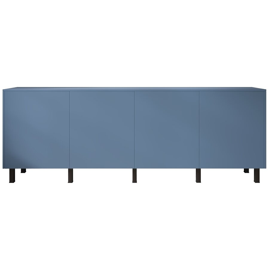 Turin Ayaya 243 cm Dressoir Rookblauw Turin Ayaya 243 cm Dressoir Rookblauw