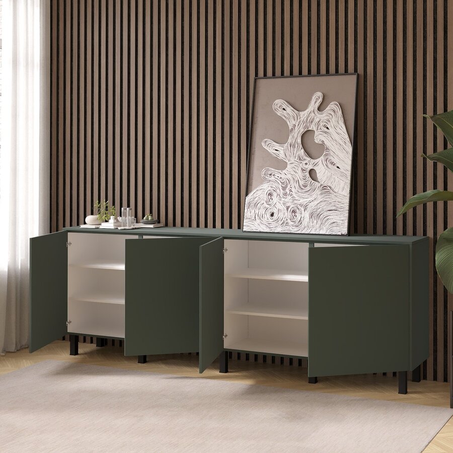 Pastell Ayaya 243 cm Dressoir Eucalyptus Pastell Ayaya 243 cm Dressoir Eucalyptus