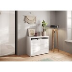 Benvenuto Design Malmo Commode met 3-Lades Hoogglans Wit Benvenuto Design Malmo Commode met 3-Lades Hoogglans Wit