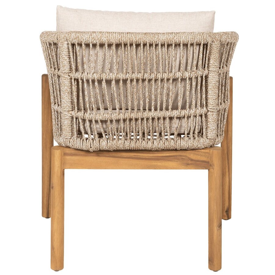 Terracina Eetkmaerstoel Acacia/Beige Terracina Eetkmaerstoel Acacia/Beige