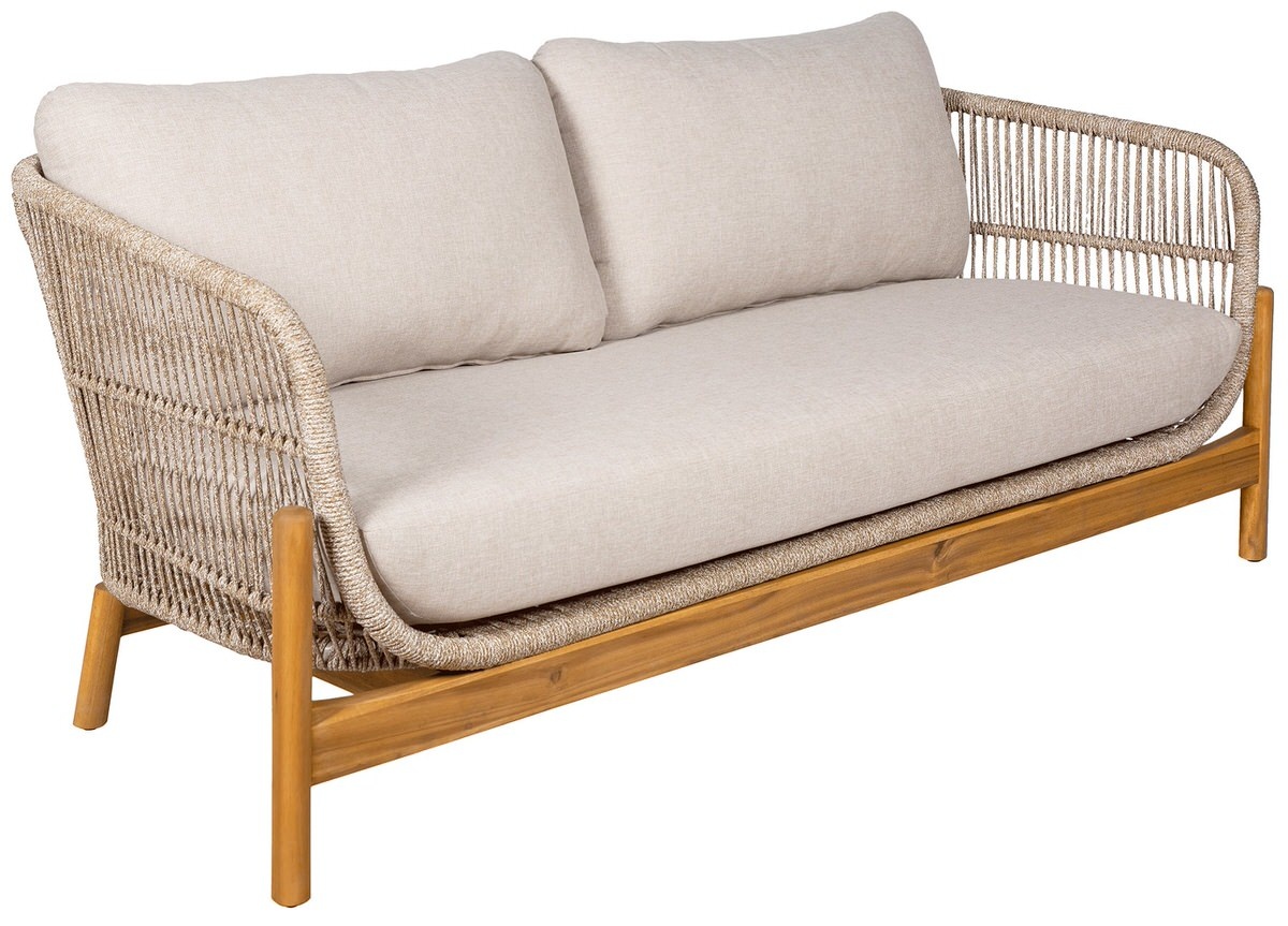 House Nordic Terracina Loungebank Acacia/Beige