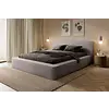 Alma 160 x 200 cm Gestoffeerd Bed Taupe