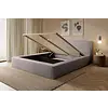 Alma 180 x 200 cm Gestoffeerd Bed Taupe