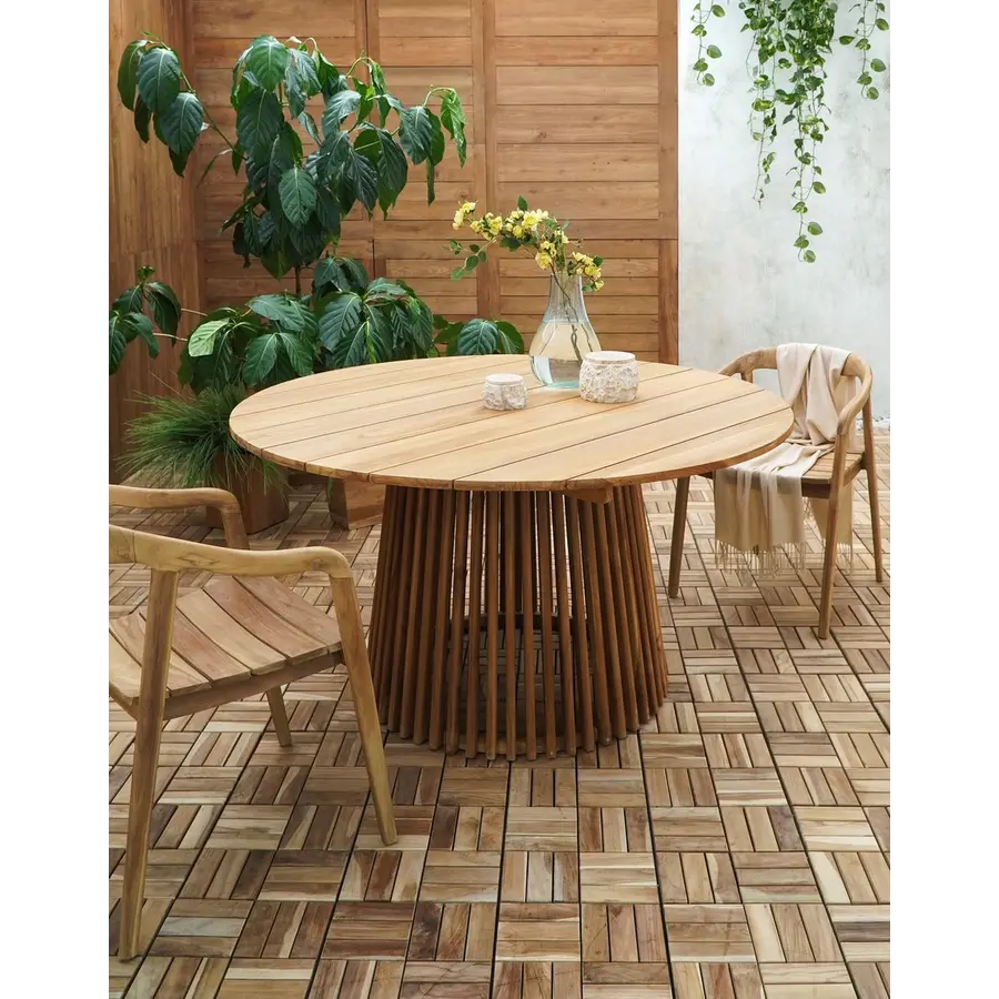 Lorca Ronde Eettafel Teakhout Lorca Ronde Eettafel Teakhout