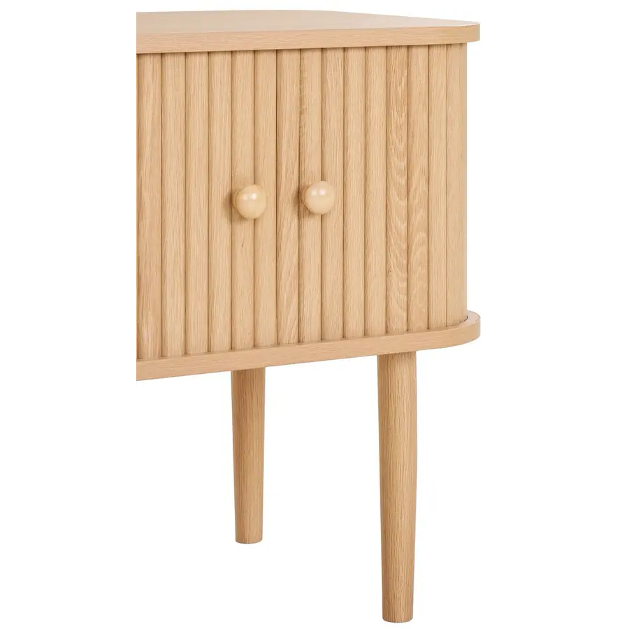 Nikko Natural Bijzettafel met 2 Deuren Nikko Natural Bijzettafel met 2 Deuren