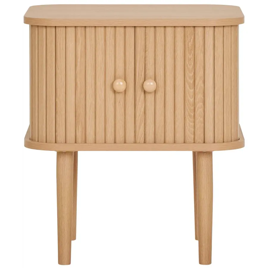Nikko Natural Bijzettafel met 2 Deuren Nikko Natural Bijzettafel met 2 Deuren