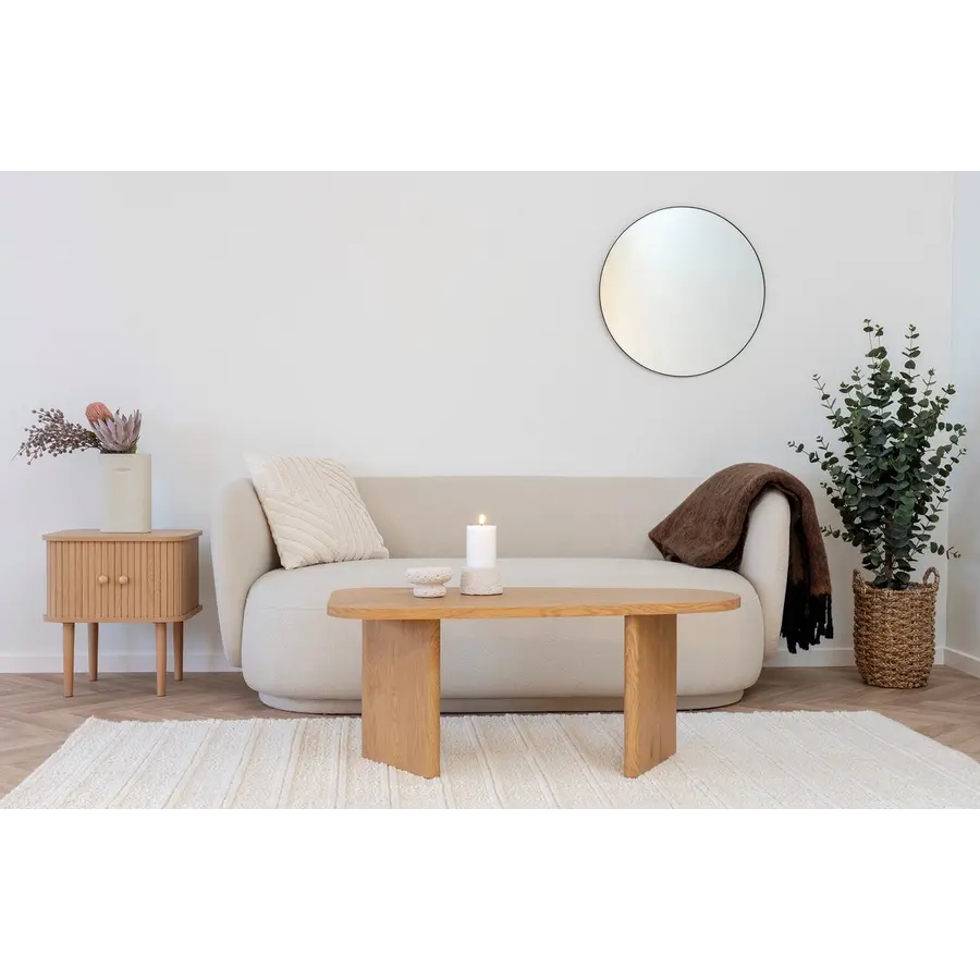 Nikko Natural Bijzettafel met 2 Deuren Nikko Natural Bijzettafel met 2 Deuren