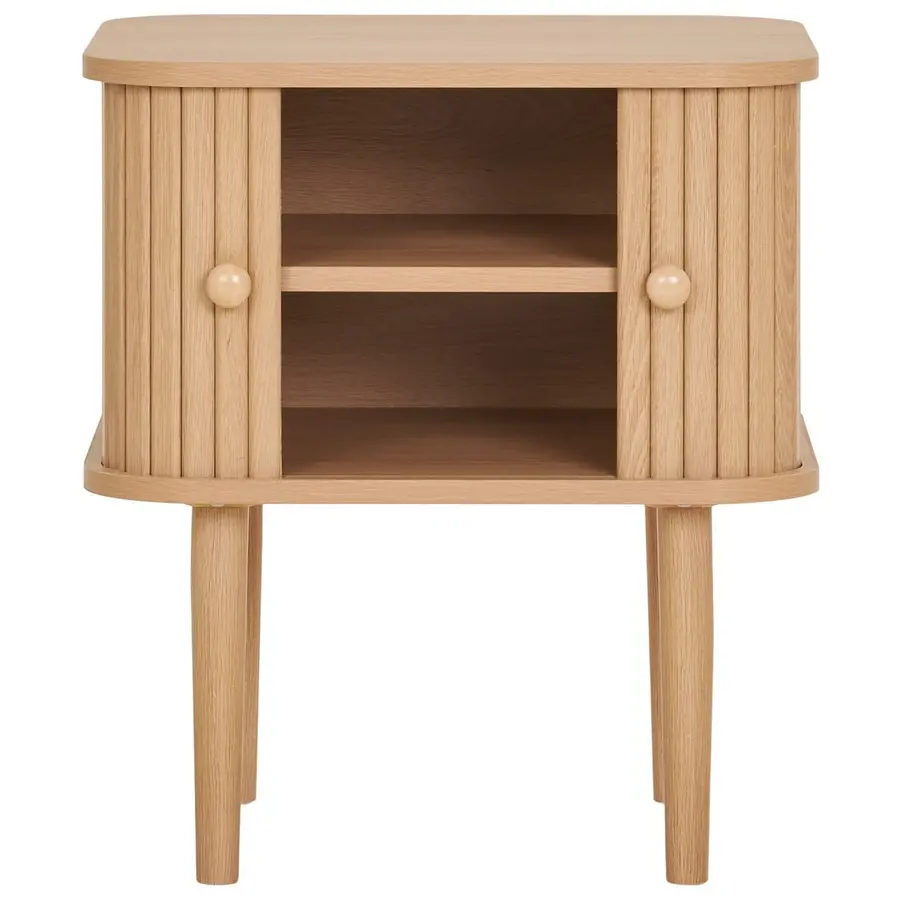 Nikko Natural Bijzettafel met 2 Deuren Nikko Natural Bijzettafel met 2 Deuren