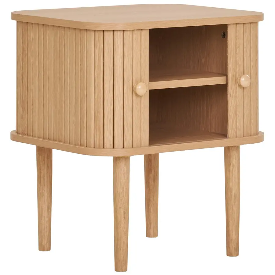Nikko Natural Bijzettafel met 2 Deuren Nikko Natural Bijzettafel met 2 Deuren