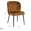 Fallon Cognac Fusion Eetkamerstoel