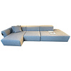 Milano Hoekbank met Divan Links Grijs/Beige Milano Hoekbank met Divan Links Grijs/Beige
