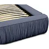 Naomi 180 x 200 cm Gestoffeerd Bed Navy Blauw