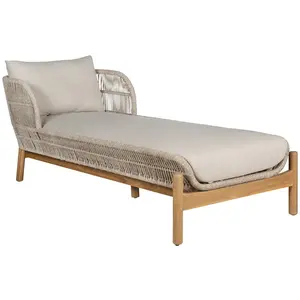 House Nordic Terracina Strandstoel Acacia/Beige