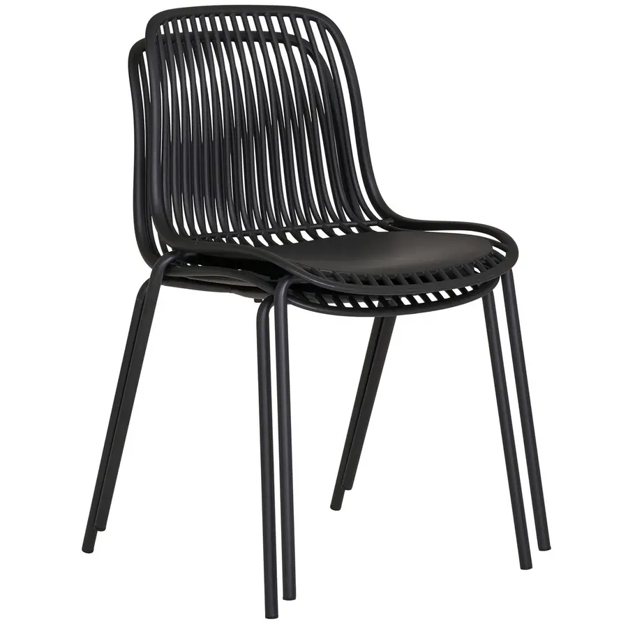 Branson Tuinstoel Zwart Branson Tuinstoel Zwart