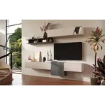 Benvenuto Design Infinity 2.0 Cashmere / Piombo TV Meubel Set 67 Benvenuto Design Infinity 2.0 Cashmere / Piombo TV Meubel Set 67