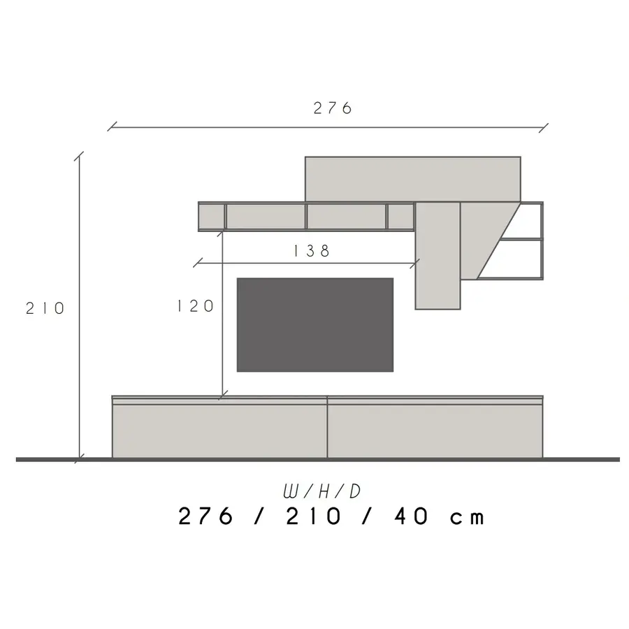 Infinity 2.0 Cashmere/Mercure Eiken TV Meubel Set 69 Infinity 2.0 Cashmere/Mercure Eiken TV Meubel Set 69