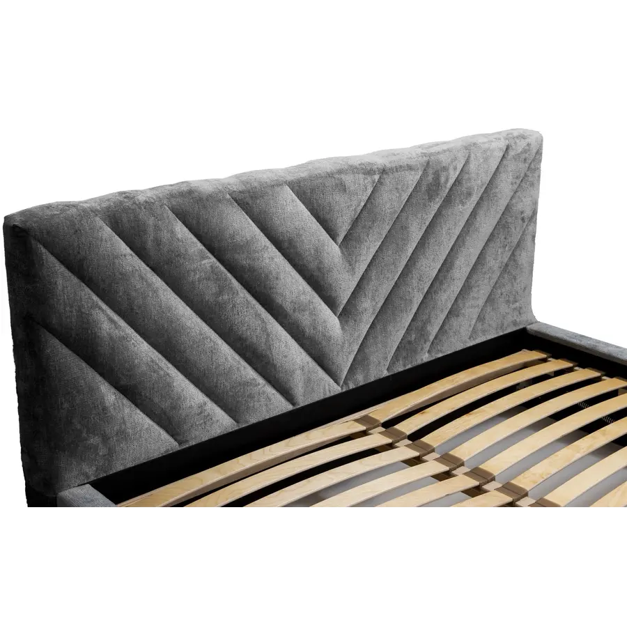 Vegas III 180 x 200 cm Gestoffeerd Bed Donkergrijs Vegas III 180 x 200 cm Gestoffeerd Bed Donkergrijs