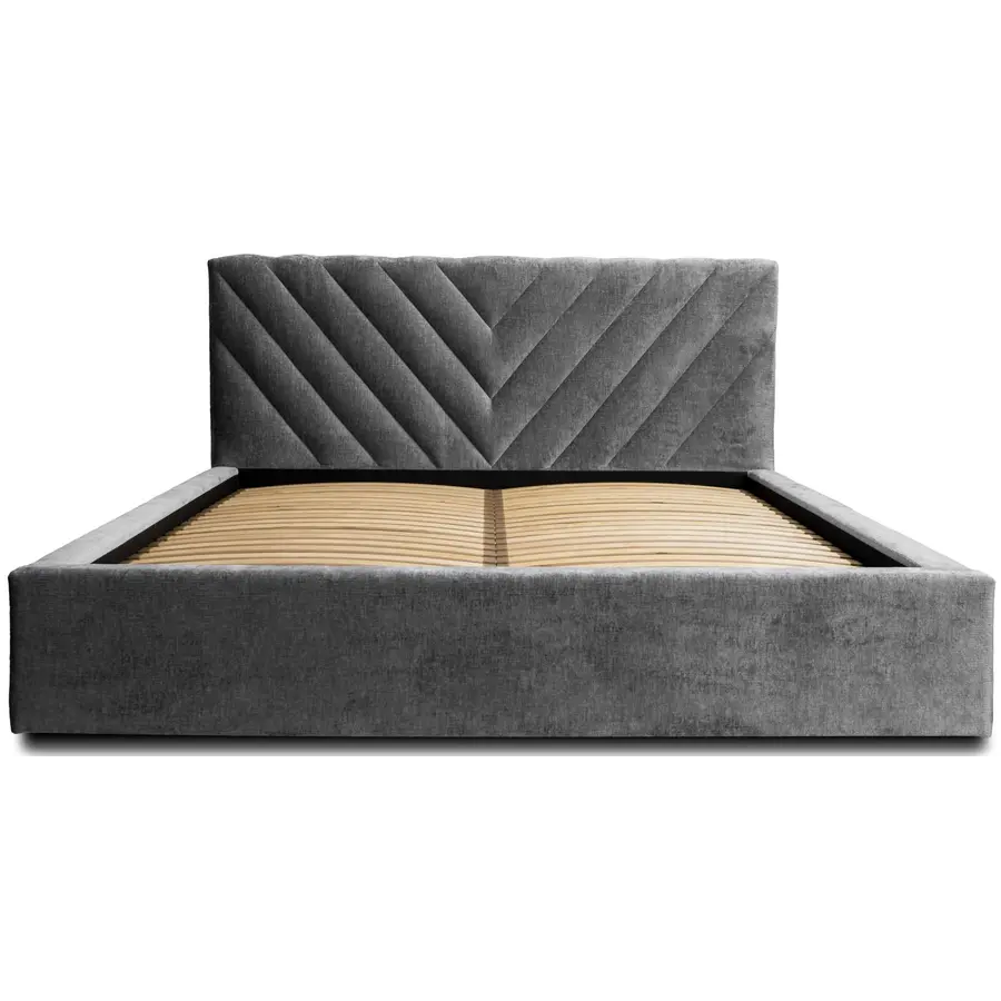 Vegas III 180 x 200 cm Gestoffeerd Bed Donkergrijs Vegas III 180 x 200 cm Gestoffeerd Bed Donkergrijs