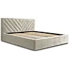 Vegas III 140 x 200 cm Gestoffeerd Bed Creme