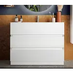 Benvenuto Design Start HG Wit 80 cm Staand Wastafel en Onderkast Benvenuto Design Start HG Wit 80 cm Staand Wastafel en Onderkast