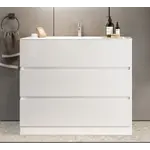 Benvenuto Design Start HG Wit 100 cm Staand Wastafel en Onderkast Benvenuto Design Start HG Wit 100 cm Staand Wastafel en Onderkast