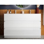 Benvenuto Design Start HG Wit 120 cm Staand Wastafel en Onderkast Benvenuto Design Start HG Wit 120 cm Staand Wastafel en Onderkast