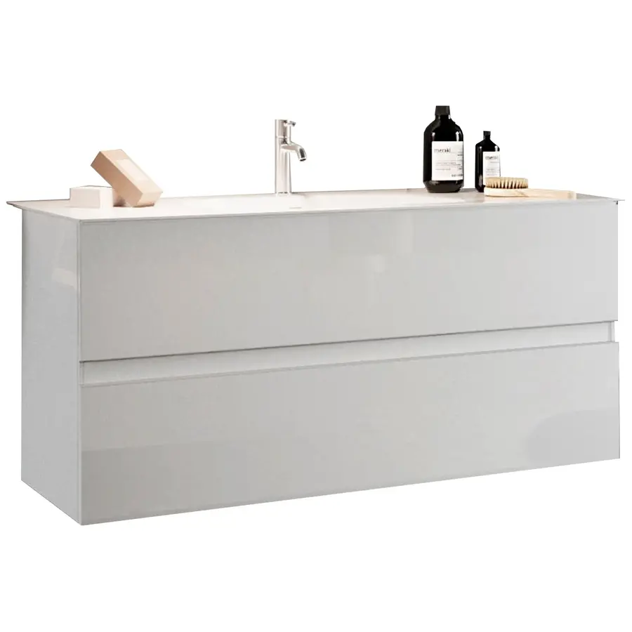 Start HG Wit 80 cm Zwevend Wastafel en Onderkast Start HG Wit 80 cm Zwevend Wastafel en Onderkast