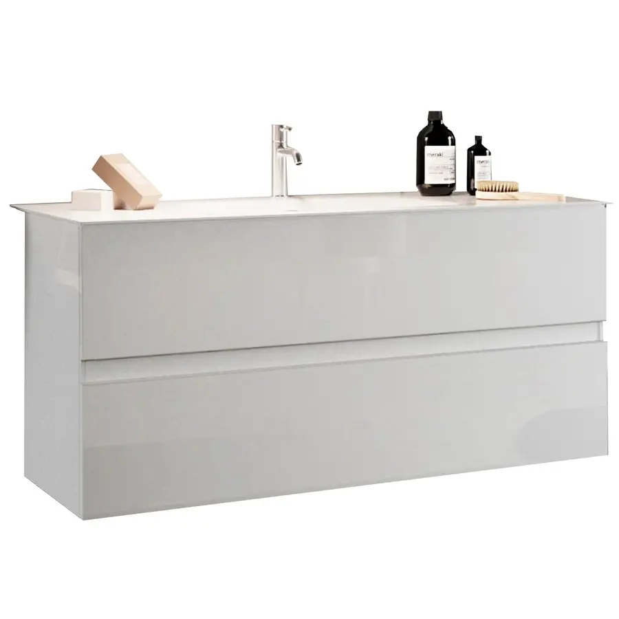 Start HG Wit 100 cm Zwevend Wastafel en Onderkast Start HG Wit 100 cm Zwevend Wastafel en Onderkast