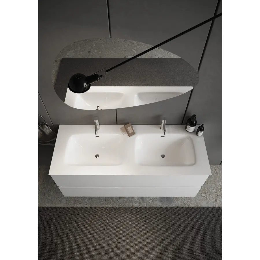 Start HG Wit 120 cm Zwevend Wastafel en Onderkast Start HG Wit 120 cm Zwevend Wastafel en Onderkast