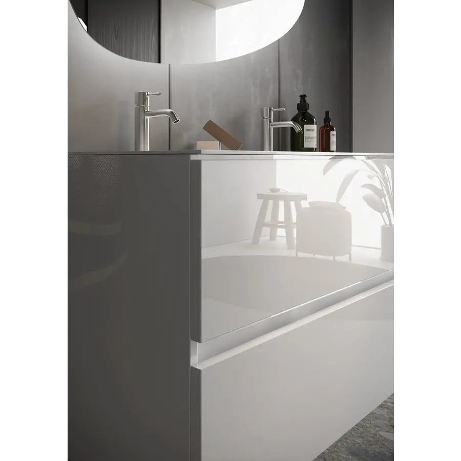 Start HG Wit 120 cm Zwevend Wastafel en Onderkast Start HG Wit 120 cm Zwevend Wastafel en Onderkast