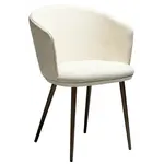 Dan Form Hey Amandel Bouclé / Kunstleder Armstoel Dan Form Hey Amandel Bouclé / Kunstleder Armstoel