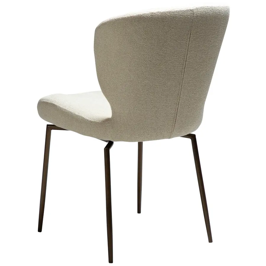 Glory Amandel Bouclé Draaistoel Glory Amandel Bouclé Draaistoel