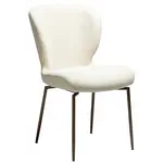 Dan Form Glory Amandel Bouclé Draaistoel Dan Form Glory Amandel Bouclé Draaistoel