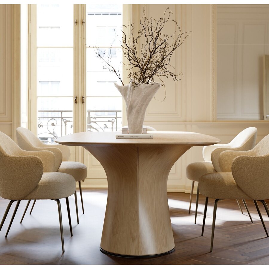 Root Blank Eiken Eettafel Organisch 220 cm Root Blank Eiken Eettafel Organisch 220 cm