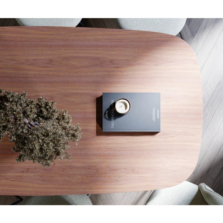 Root Walnoot Eettafel Organisch 220 cm Root Walnoot Eettafel Organisch 220 cm