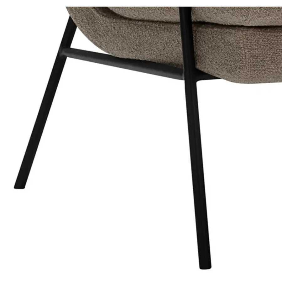 Bill Heather Bouclé Armstoel Lage Rugleuning Bill Heather Bouclé Armstoel Lage Rugleuning