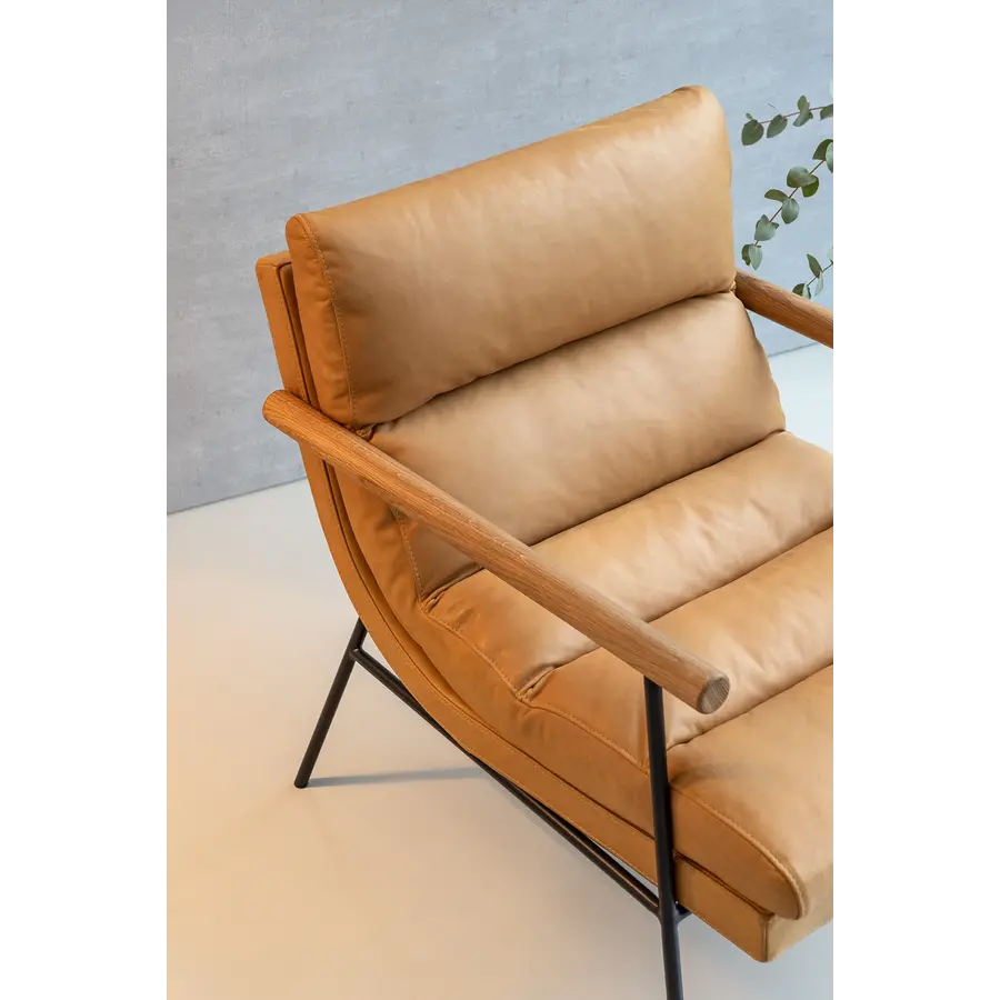 Bill Aniline Leer Armstoel Lage Rugleuning Bill Aniline Leer Armstoel Lage Rugleuning