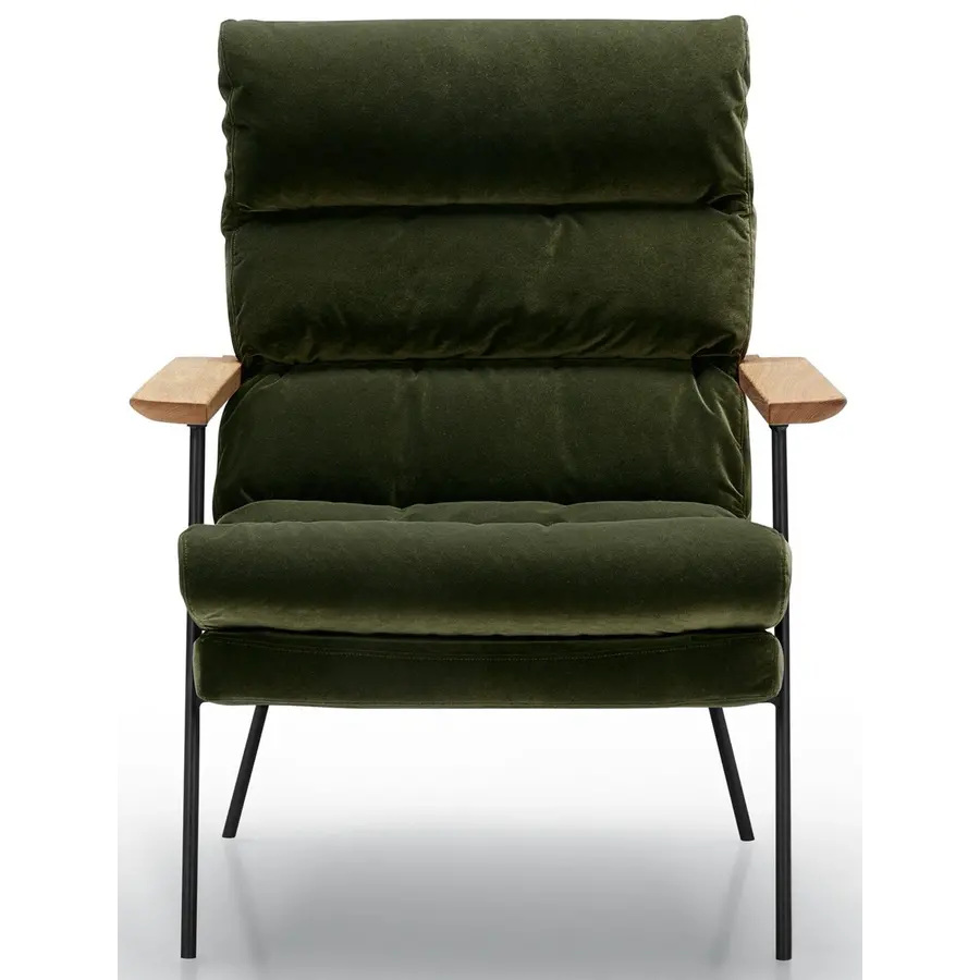 Bill Classic Velvet Armstoel Hoge Rugleuning Bill Classic Velvet Armstoel Hoge Rugleuning