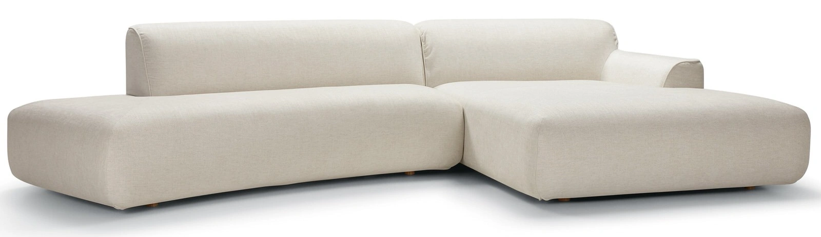 Emily Candy Chaise Longue Wide + Bench Round