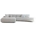 Sits Emily Linen Exclusive Chaise Longue Wide + Bench Round Sits Emily Linen Exclusive Chaise Longue Wide + Bench Round