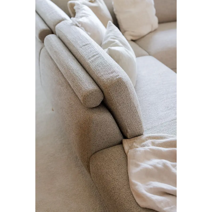 Edvin Rock 3-Zits + Hoekbank met Bench Edvin Rock 3-Zits + Hoekbank met Bench