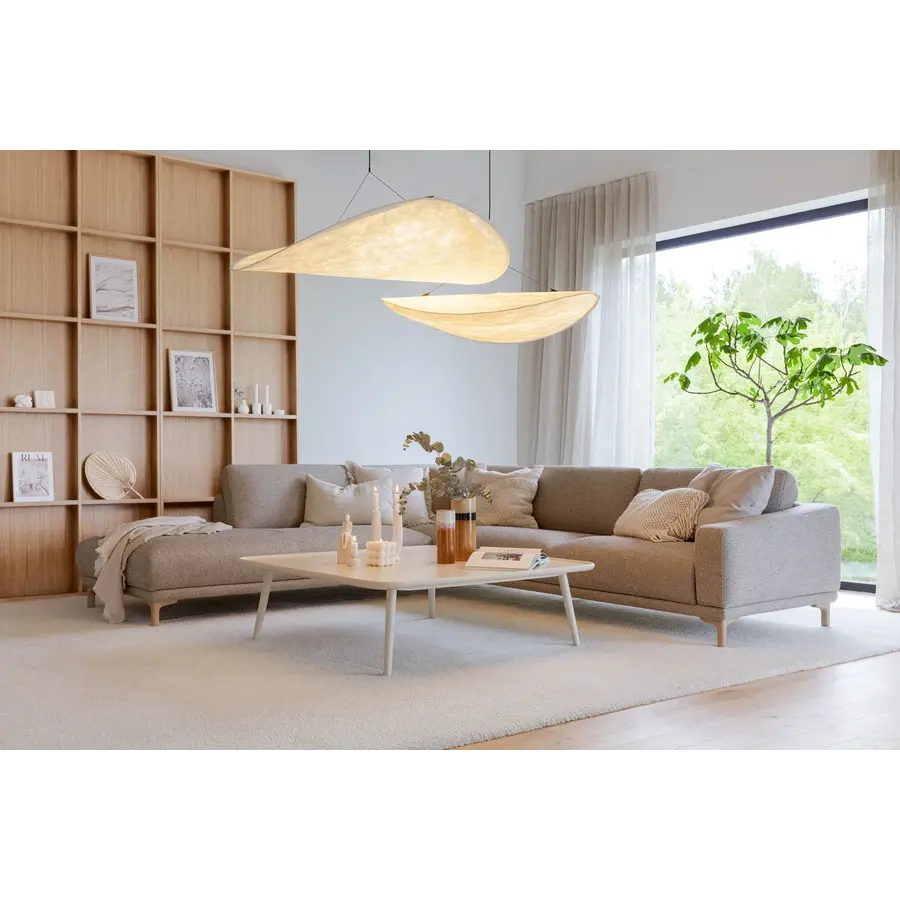 Edvin Rock 3-Zits + Hoekbank met Bench Edvin Rock 3-Zits + Hoekbank met Bench