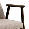 Lloyd Eetkamerstoel Gerookt Eiken / Beige Bouclé