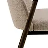 Lloyd Eetkamerstoel Gerookt Eiken / Beige Bouclé