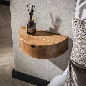 Davidi Design Curve Nachtkastje Wandgemonteerd met Lade