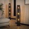 Eda Houtskool Zwart Vloerlamp 4L